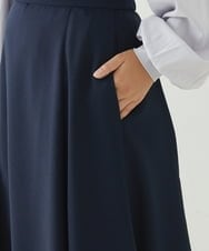 F1HJP39150 MK MICHEL KLEIN(小さいサイズ)(メゾン ドゥ サンク) 【小さいサイズ】セミマーメイドスカート/洗える ネイビー