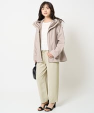 F1JAA35310 MK MICHEL KLEIN(小さいサイズ)(メゾン ドゥ サンク) 【小さいサイズ】ダウンライナー付きマルチwayブルゾン/撥水加工 ベージュ