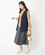 小さいサイズ】ノーカラーベスト/セットアップ対応/洗える