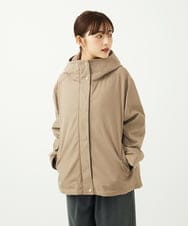 F1JAD35310 MK MICHEL KLEIN(小さいサイズ)(メゾン ドゥ サンク) 【小さいサイズ】ダウンライナー付きマルチwayブルゾン/撥水加工 モカ