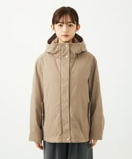 F1JAD35310 MK MICHEL KLEIN(小さいサイズ)(メゾン ドゥ サンク) 【小さいサイズ】ダウンライナー付きマルチwayブルゾン/撥水加工 モカ