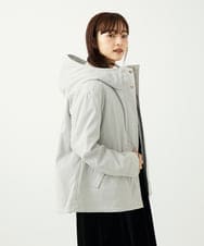 F1JAD35310 MK MICHEL KLEIN(小さいサイズ)(メゾン ドゥ サンク) 【小さいサイズ】ダウンライナー付きマルチwayブルゾン/撥水加工 モカ