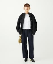 F1JAD35310 MK MICHEL KLEIN(小さいサイズ)(メゾン ドゥ サンク) 【小さいサイズ】ダウンライナー付きマルチwayブルゾン/撥水加工 モカ