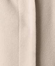 F1JAD55360 MK MICHEL KLEIN(小さいサイズ)(メゾン ドゥ サンク) 【小さいサイズ】エアリアルウール ミドル丈フーデットコート ベージュ