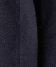 F1JAD55360 MK MICHEL KLEIN(小さいサイズ)(メゾン ドゥ サンク) 【小さいサイズ】エアリアルウール ミドル丈フーデットコート ベージュ