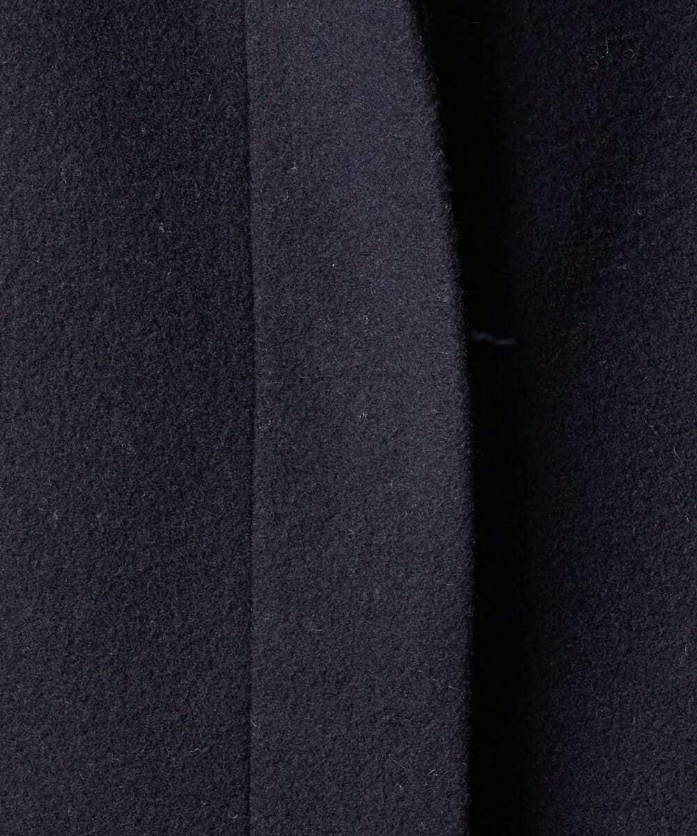 F1JAD55360 MK MICHEL KLEIN(小さいサイズ)(メゾン ドゥ サンク) 【小さいサイズ】エアリアルウール ミドル丈フーデットコート ベージュ