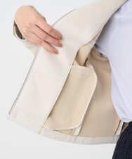 F1JDD32190 MK MICHEL KLEIN(小さいサイズ)(メゾン ドゥ サンク) 【小さいサイズ】フェイクスウェードショートブルゾン/洗える ベージュ