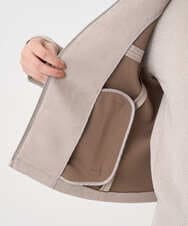 F1JDD32190 MK MICHEL KLEIN(小さいサイズ)(メゾン ドゥ サンク) 【小さいサイズ】フェイクスウェードショートブルゾン/洗える ベージュ