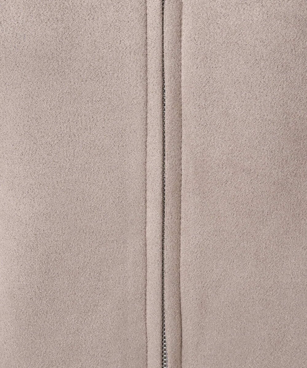 F1JDD32190 MK MICHEL KLEIN(小さいサイズ)(メゾン ドゥ サンク) 【小さいサイズ】フェイクスウェードショートブルゾン/洗える ベージュ