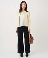 F1JDD32190 MK MICHEL KLEIN(小さいサイズ)(メゾン ドゥ サンク) 【小さいサイズ】フェイクスウェードショートブルゾン/洗える ベージュ