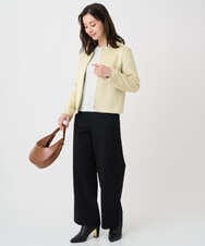 F1JDD32190 MK MICHEL KLEIN(小さいサイズ)(メゾン ドゥ サンク) 【小さいサイズ】フェイクスウェードショートブルゾン/洗える ベージュ