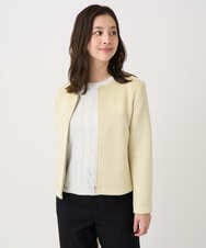 F1JDD32190 MK MICHEL KLEIN(小さいサイズ)(メゾン ドゥ サンク) 【小さいサイズ】フェイクスウェードショートブルゾン/洗える ベージュ