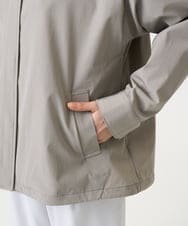 F1JFD14240 MK MICHEL KLEIN(小さいサイズ)(メゾン ドゥ サンク) 【小さいサイズ】ストレッチマウンテンパーカー/撥水加工/洗える モカ