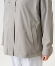 F1JFD14240 MK MICHEL KLEIN(小さいサイズ)(メゾン ドゥ サンク) 【小さいサイズ】ストレッチマウンテンパーカー/撥水加工/洗える モカ