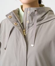 F1JFD14240 MK MICHEL KLEIN(小さいサイズ)(メゾン ドゥ サンク) 【小さいサイズ】ストレッチマウンテンパーカー/撥水加工/洗える モカ