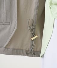 F1JFD14240 MK MICHEL KLEIN(小さいサイズ)(メゾン ドゥ サンク) 【小さいサイズ】ストレッチマウンテンパーカー/撥水加工/洗える モカ