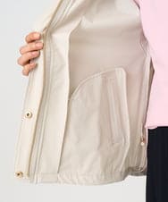 F1JFD14240 MK MICHEL KLEIN(小さいサイズ)(メゾン ドゥ サンク) 【小さいサイズ】ストレッチマウンテンパーカー/撥水加工/洗える モカ