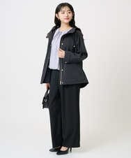 F1JFD14240 MK MICHEL KLEIN(小さいサイズ)(メゾン ドゥ サンク) 【小さいサイズ】ストレッチマウンテンパーカー/撥水加工/洗える モカ