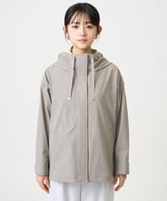 F1JFD14240 MK MICHEL KLEIN(小さいサイズ)(メゾン ドゥ サンク) 【小さいサイズ】ストレッチマウンテンパーカー/撥水加工/洗える モカ