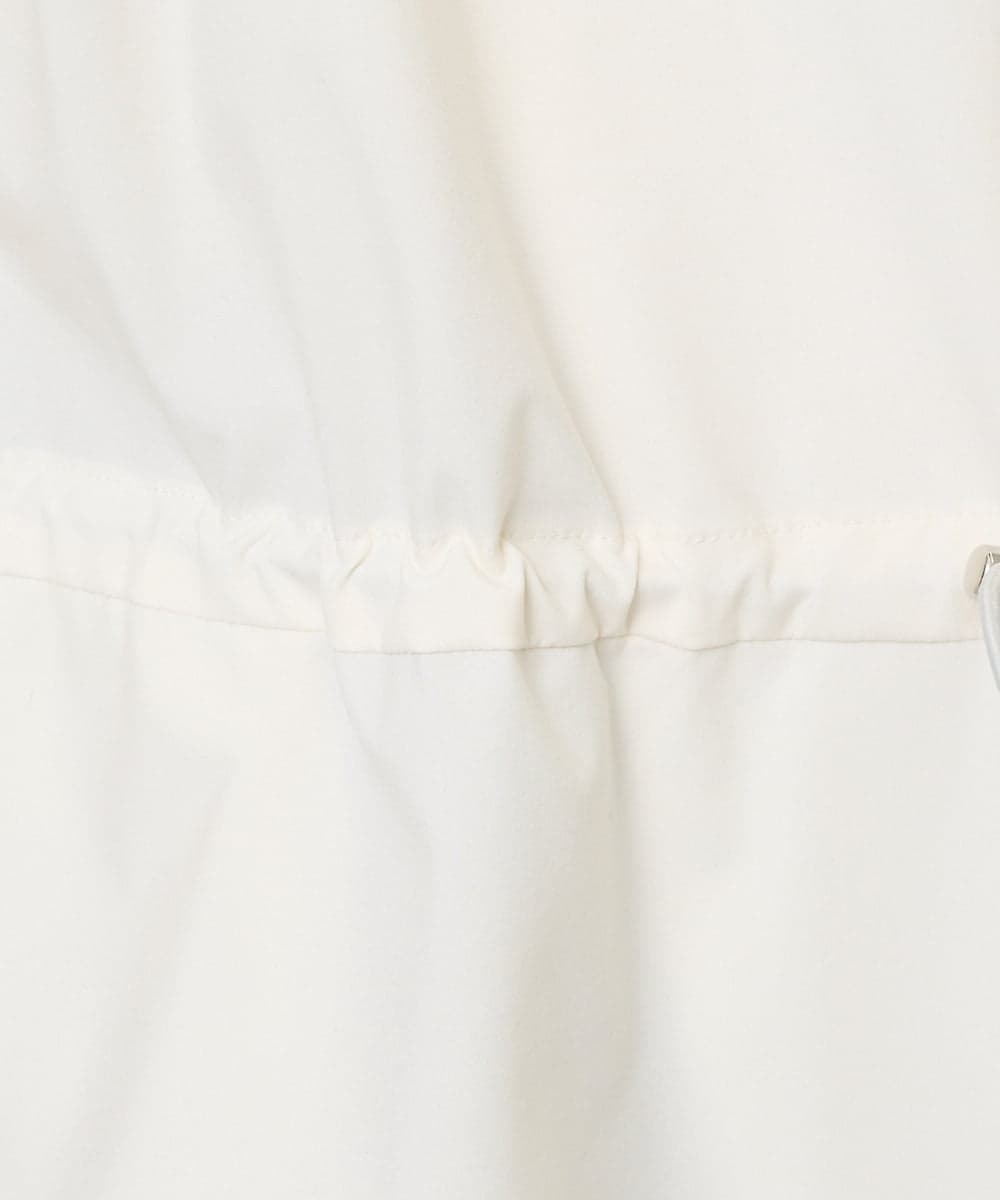 F1JFD27260 MK MICHEL KLEIN(小さいサイズ)(メゾン ドゥ サンク) 【小さいサイズ】2wayタイプライターミドル丈ブルゾン/洗える ライトブルー