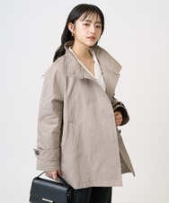 F1JFD28270 MK MICHEL KLEIN(小さいサイズ)(メゾン ドゥ サンク) 【小さいサイズ】テントライン ツイルコート/洗える ベージュ