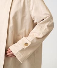 F1JFD28270 MK MICHEL KLEIN(小さいサイズ)(メゾン ドゥ サンク) 【小さいサイズ】テントライン ツイルコート/洗える ベージュ