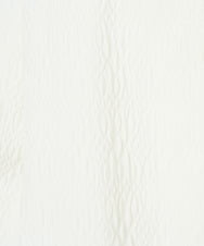 F1JFV20210 MK MICHEL KLEIN(小さいサイズ)(メゾン ドゥ サンク) 【小さいサイズ】フクレジャガードノーカラーブルゾン/洗える ホワイト