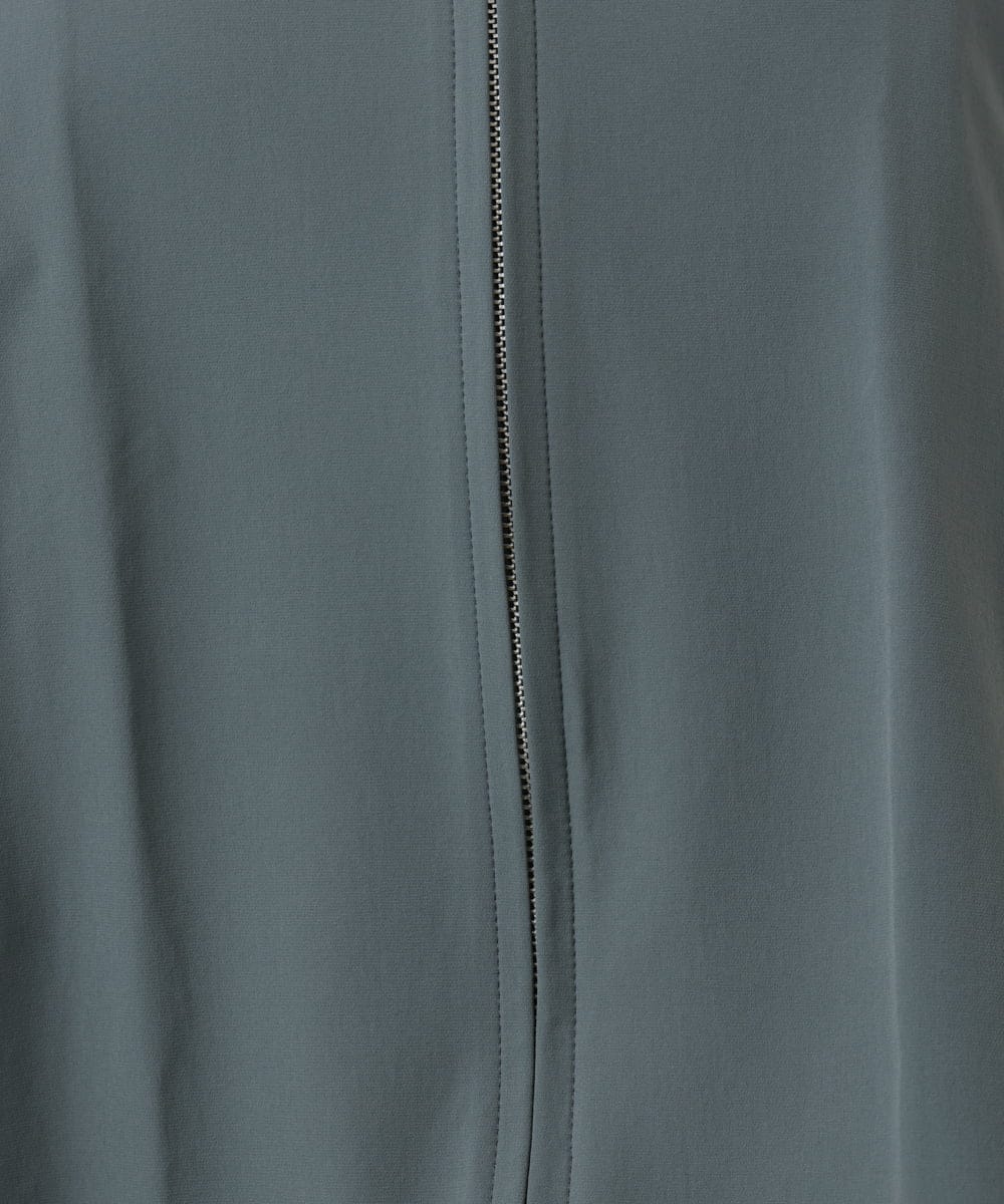 F1JGD37220 MK MICHEL KLEIN(小さいサイズ)(メゾン ドゥ サンク) 【小さいサイズ】ストレッチライトブルゾン/洗える ダークグレー