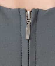 F1JGD37220 MK MICHEL KLEIN(小さいサイズ)(メゾン ドゥ サンク) 【小さいサイズ】ストレッチライトブルゾン/洗える ダークグレー