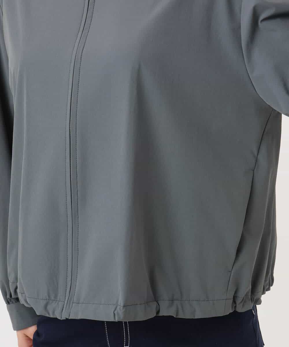 F1JGD37220 MK MICHEL KLEIN(小さいサイズ)(メゾン ドゥ サンク) 【小さいサイズ】ストレッチライトブルゾン/洗える ダークグレー