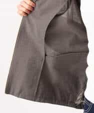 F1JGD47230 MK MICHEL KLEIN(小さいサイズ)(メゾン ドゥ サンク) 【小さいサイズ】[洗える]フーデットライトブルゾン ブラウン