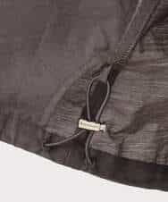 F1JGD47230 MK MICHEL KLEIN(小さいサイズ)(メゾン ドゥ サンク) 【小さいサイズ】[洗える]フーデットライトブルゾン ブラウン