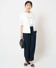 F1JHA60200 MK MICHEL KLEIN(小さいサイズ)(メゾン ドゥ サンク) 【小さいサイズ】ハーフスリーブジャケット/撥水/UVカット/洗える/セットアップ対応 ネイビー