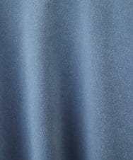 F1KAD33080 MK MICHEL KLEIN(小さいサイズ)(メゾン ドゥ サンク) 【小さいサイズ】シアーベロアTシャツ/洗える ブルー