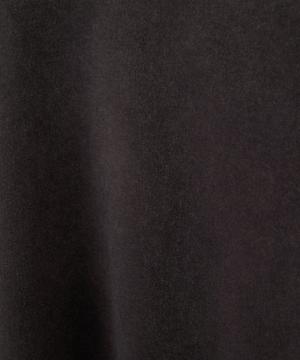 F1KAD33080 MK MICHEL KLEIN(小さいサイズ)(メゾン ドゥ サンク) 【小さいサイズ】シアーベロアTシャツ/洗える ブルー