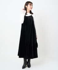 F1KAD42100 MK MICHEL KLEIN(小さいサイズ)(メゾン ドゥ サンク) 【小さいサイズ】袖口チュールデザイン インナーカットソー/洗濯機で洗える アイボリー