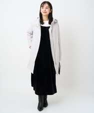 F1KAD42100 MK MICHEL KLEIN(小さいサイズ)(メゾン ドゥ サンク) 【小さいサイズ】袖口チュールデザイン インナーカットソー/洗濯機で洗える アイボリー