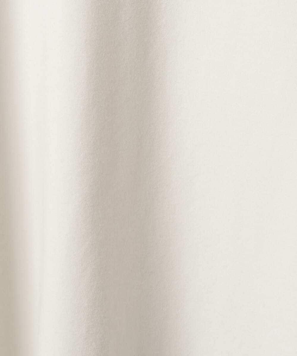 F1KAD42100 MK MICHEL KLEIN(小さいサイズ)(メゾン ドゥ サンク) 【小さいサイズ】袖口チュールデザイン インナーカットソー/洗濯機で洗える アイボリー