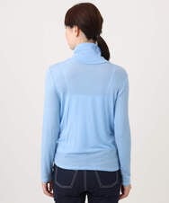 F1KAG35100 MK MICHEL KLEIN(小さいサイズ)(メゾン ドゥ サンク) 【小さいサイズ】[洗える]ハイネックカットソー ブラウン