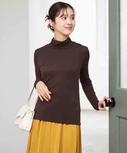 F1KAG35100 MK MICHEL KLEIN(小さいサイズ) 【小さいサイズ】[洗える]ハイネックカットソー