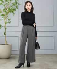 F1KAG35100 MK MICHEL KLEIN(小さいサイズ)(メゾン ドゥ サンク) 【小さいサイズ】[洗える]ハイネックカットソー ホワイト