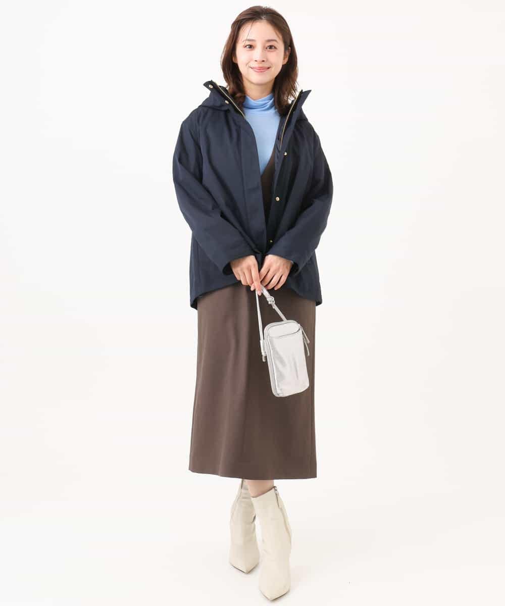 F1KAG35100 MK MICHEL KLEIN(小さいサイズ)(メゾン ドゥ サンク) 【小さいサイズ】[洗える]ハイネックカットソー ホワイト