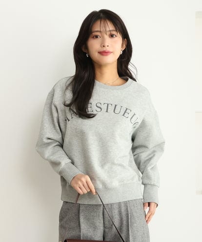 F1KAG50140 MK MICHEL KLEIN(小さいサイズ) 【小さいサイズ】[裏起毛/洗える]ロゴ裏毛スウェット
