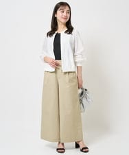F1KGA32045 MK MICHEL KLEIN(小さいサイズ)(メゾン ドゥ サンク) 【小さいサイズ】ラメタンクトップ/UVカット/接触冷感/洗える ブラック