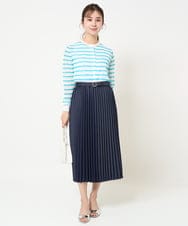 F1KGA32045 MK MICHEL KLEIN(小さいサイズ)(メゾン ドゥ サンク) 【小さいサイズ】ラメタンクトップ/UVカット/接触冷感/洗える ブラック