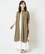 F1KGA32045 MK MICHEL KLEIN(小さいサイズ)(メゾン ドゥ サンク) 【小さいサイズ】ラメタンクトップ/UVカット/接触冷感/洗える ブラック