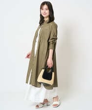 F1KGA32045 MK MICHEL KLEIN(小さいサイズ)(メゾン ドゥ サンク) 【小さいサイズ】ラメタンクトップ/UVカット/接触冷感/洗える ブラック