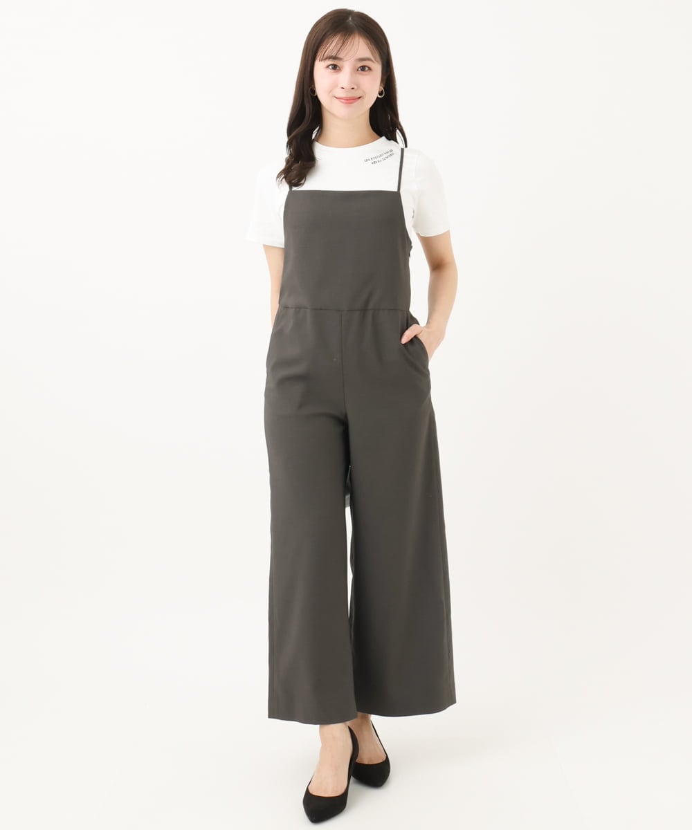 F1KGA40080 MK MICHEL KLEIN(小さいサイズ)(メゾン ドゥ サンク) 【小さいサイズ】刺繍ロゴTシャツ/接触冷感/UVカット/洗える ホワイト