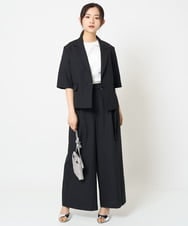 F1KGA40080 MK MICHEL KLEIN(小さいサイズ)(メゾン ドゥ サンク) 【小さいサイズ】刺繍ロゴTシャツ/接触冷感/UVカット/洗える ホワイト