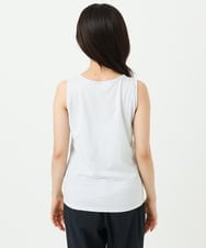F1KGD32045 MK MICHEL KLEIN(小さいサイズ)(メゾン ドゥ サンク) 【小さいサイズ】ラメタンクトップ/UVカット/洗濯機で洗える ブラウン